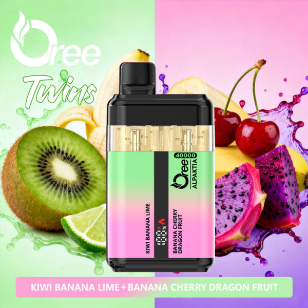 Oree Alpaktia KIWI BANANA LIME / BANANA CHERRY DRAGON FRUIT - obrazek 2