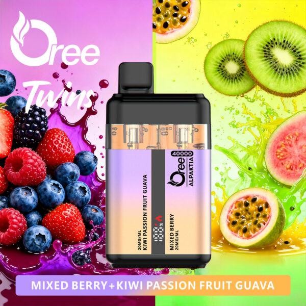 Oree Alpaktia KIWI PASSION FRUIT GUAVA / MIXED BERRY - obrazek 2