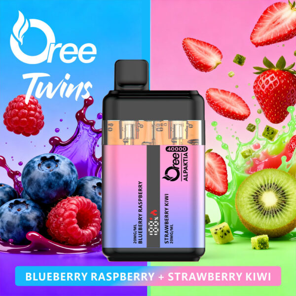 Oree Alpaktia STRAWBERRY KIWI / BLUEBERRY RASPERRY - obrazek 2