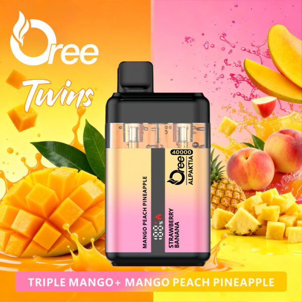 Oree Alpaktia TRIPLE MANGO / MANGO PEACH PINEAPPLE – Bild 2