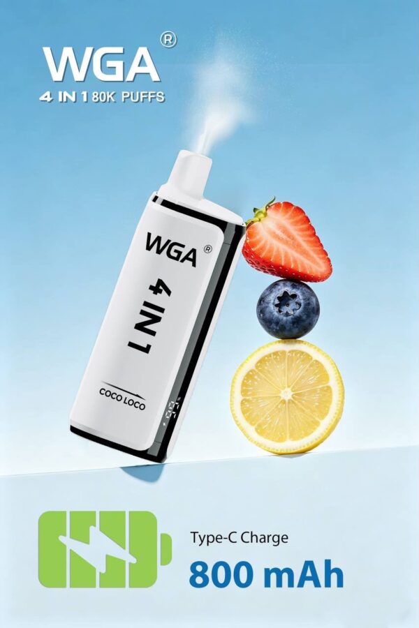WGA 4in1 80K Watermelon Ice, Lemon Lime, Strawberry Watermelon, Watermelon Raspberry Ice - obrazek 4
